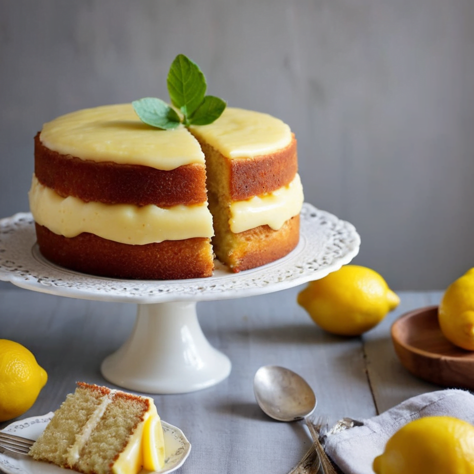 Lemon Curd Sponge Cake: A Recipe for an Incredible Lemon Fondant